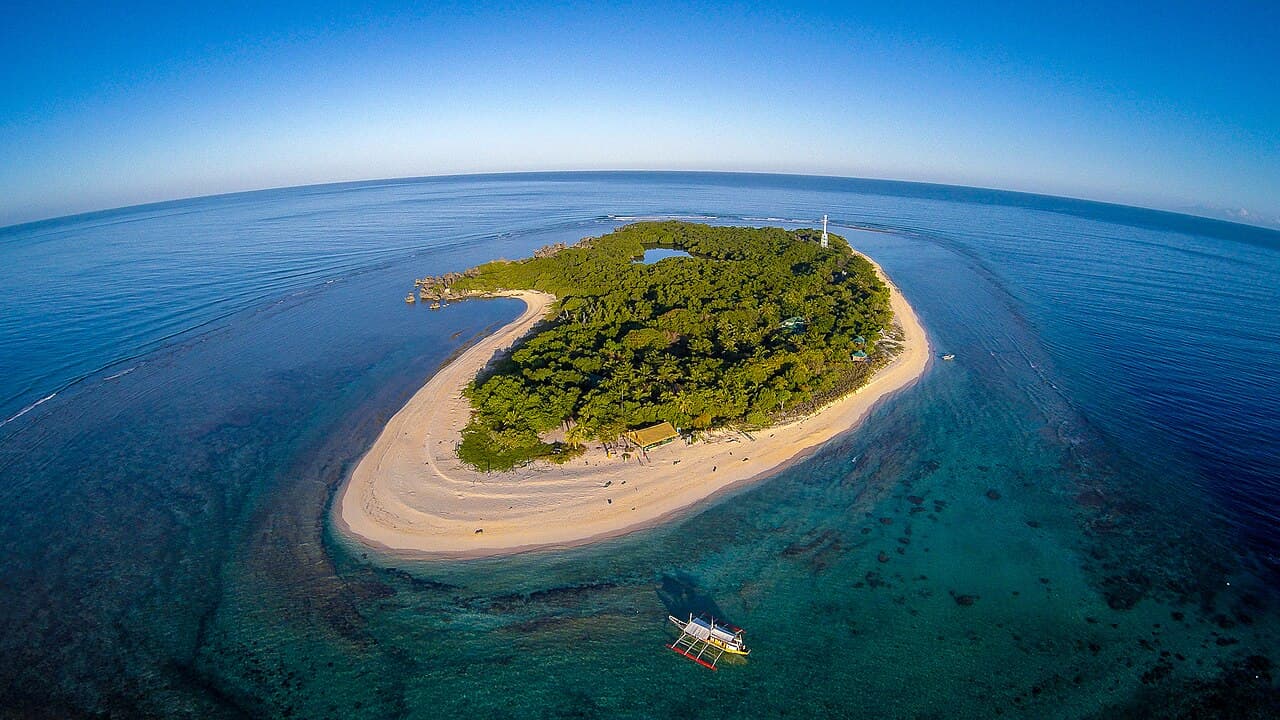 Aerial of Apo Island